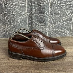 Florsheim EARL Red Brown Leather Cap Toe Oxford